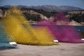 Contemporary art sculptures at Cachuma Lake Recreation Area, California